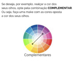 Como combinar as cores